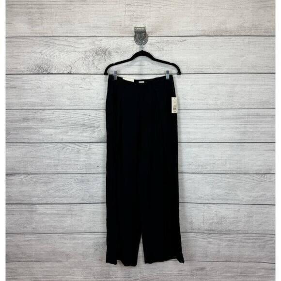 A New Day Women's Black High Rise Trouser Pants Size 4 - Picture 1 of 9